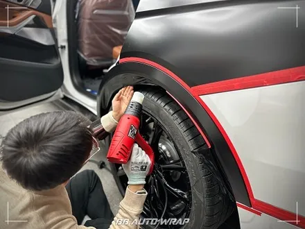 BMW X7 사틴 블랙 전체랩핑으로 스포티하게 만들기 부산랩핑 / 부산 강서구