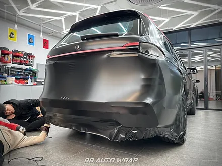 BMW X7 사틴 블랙 전체랩핑으로 스포티하게 만들기 부산랩핑 / 부산 강서구