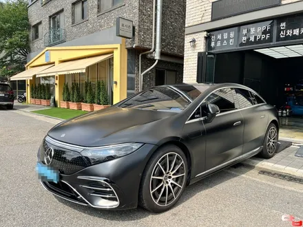 동탄무광PPF 벤츠 EQS V297 블랙유광에서 블랙무광으로 랩핑? 아니 무광PPF로 도장보호도하고 느낌도 살리고! - 디테일링의답 동탄점 / 동탄 영천동