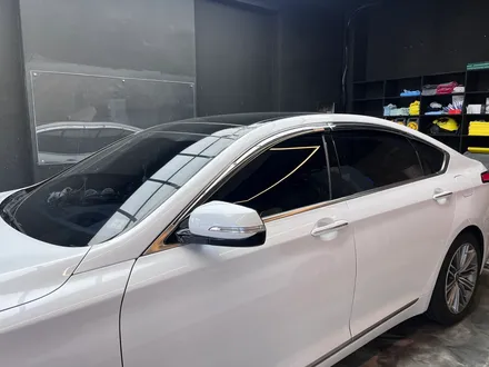 동탄썬팅 제네시스 G80 전체썬팅 제거 재시공 글라스틴트 선셋 용인 수원 오산 - 디테일링의답 동탄점 / 화성, 동탄, 수원, 오산