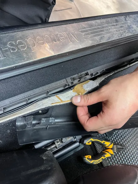 동탄 벤츠 A207 E350 카브리올레 파인뷰 LXQ3000 오픈카라도 2채널 블랙박스 시공 가능한가? - 디테일링의답 동탄점 / 화성, 동탄, 수원, 오산