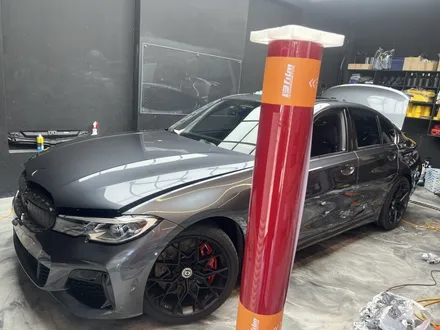 동탄랩핑 BMW m340i 반무광은색에서 고광도 빨강으로의 변신 / 동탄 영천동