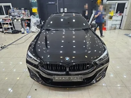 용인 랩핑 BMW 850I 3M 블랙 유광으로 크롬 죽이기 / 이천시 마장면 장암리