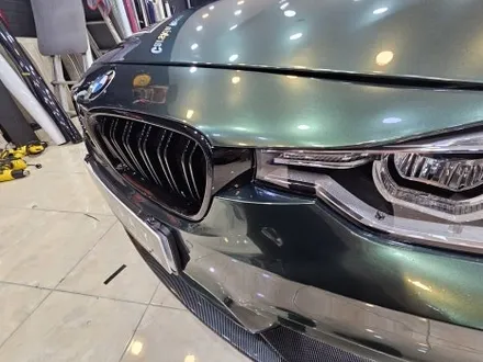 경기 광주 랩핑 BMW 3시리즈 오토벨벳 미드나잇그린 전체랩핑 시공 / 이천시 마장면 장암리