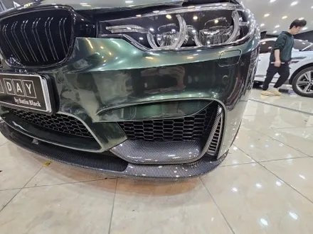 경기 광주 랩핑 BMW 3시리즈 오토벨벳 미드나잇그린 전체랩핑 시공 / 이천시 마장면 장암리