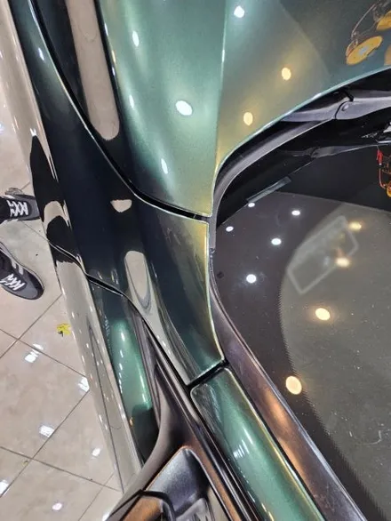 경기 광주 랩핑 BMW 3시리즈 오토벨벳 미드나잇그린 전체랩핑 시공 / 이천시 마장면 장암리