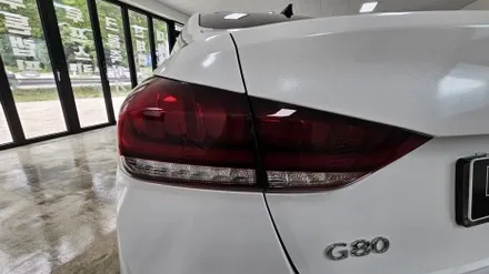 이천 랩핑 랩데이 - 제네시스 G80을 에이버리 다이아몬드 화이트로 전체랩핑 하기 / 이천시 마장면 장암리