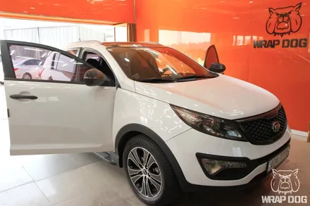 KIA [ 스포티지R ] gloss white 실내랩핑 / 일산서구 구산동