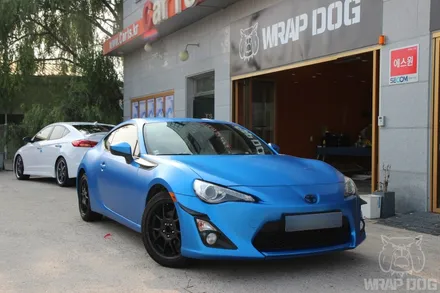 TOYOTA [ 86 ] Perfect Blue 전체랩핑 일산랩독 [WRAP DOG] / 일산서구 구산동