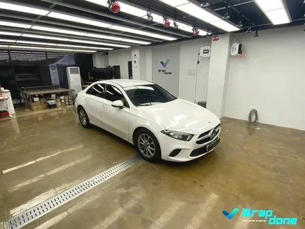 벤츠 A클래스 a220 세단 루프스킨 랩핑 / 수원, 광교