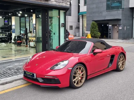 여수동 랩핑 전문 포르쉐 718 박스터 GTS 포인트 데칼 랩핑 시공 리뷰! / 성남시 중원구 여수동