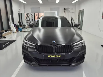 5시리즈 BMW G30 520i 고광택랩핑 나르도 그레이 전체랩핑 보험랩핑 사고랩핑 분당 랩핑샵 랩플립 / 성남시 중원구 여수동