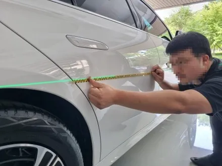 메르세데스 벤츠 E클래스 W214 E200 네오가드 (가디언 도어가드) 시공 분당랩핑샵 랩플립 / 성남시 중원구 여수동