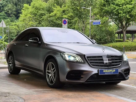 벤츠s클래스 자동차 사고 s350d 랩핑 보험수리 전체랩핑 재시공+ 전체 크롬죽이기까지!분당,판교,성남 랩핑샵 랩플립 / 성남시 중원구 여수동
