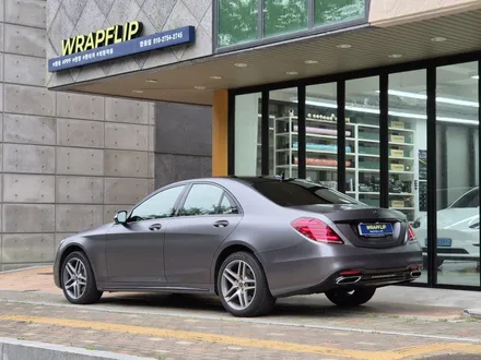 벤츠s클래스 자동차 사고 s350d 랩핑 보험수리 전체랩핑 재시공+ 전체 크롬죽이기까지!분당,판교,성남 랩핑샵 랩플립 / 성남시 중원구 여수동