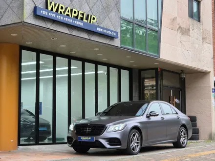 벤츠s클래스 자동차 사고 s350d 랩핑 보험수리 전체랩핑 재시공+ 전체 크롬죽이기까지!분당,판교,성남 랩핑샵 랩플립 / 성남시 중원구 여수동