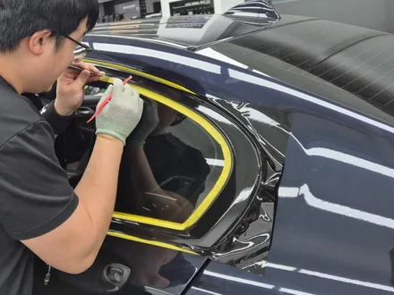 분당 랩핑 전문샵 BMW 7시리즈(G11)740Ld 전체 크롬죽이기 시공 랩플립 / 성남시 중원구 여수동