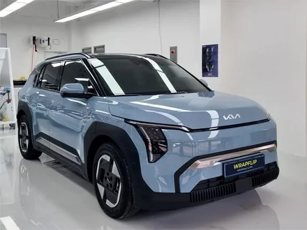 기아 EV3 프로스트 블루 네오가드 블랙 시공 (가디언도어가드) 분당랩핑샵 여수동 랩핑샵 랩플립 / 성남시 중원구 여수동
