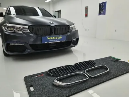 BMW G30 520d 전면그릴 크롬죽이기 분당랩핑샵 랩플립 / 성남시 중원구 여수동