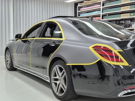 벤츠s클래스 자동차 사고 s350d 랩핑 보험수리 전체랩핑 재시공+ 전체 크롬죽이기까지!분당,판교,성남 랩핑샵 랩플립 / 성남시 중원구 여수동