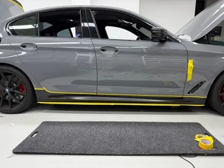 5시리즈 BMW G30 520i 고광택랩핑 나르도 그레이 전체랩핑 보험랩핑 사고랩핑 분당 랩핑샵 랩플립 / 성남시 중원구 여수동