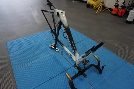 청주 자전거(싸이클) 랩핑하기 3M리얼카본으로 자전거 부분 랩핑하기! / 청주시 청원구