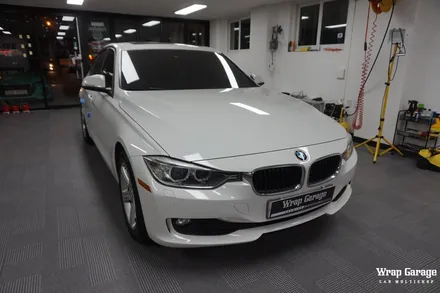 BMW 3시리즈 실내랩핑 SOTT리얼카본으로 우드를 새롭게 바꾸다! / 청주시 청원구