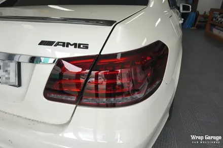 청주랩핑 벤츠 E63 amg 스모그PPF 라이트PPF 필름으로 블랙베젤 라이트만들기! / 청주시 청원구