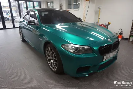 청주 전체랩핑 시공은 랩게러지 BMW5시리즈 전체랩핑해보자! / 청주시 청원구