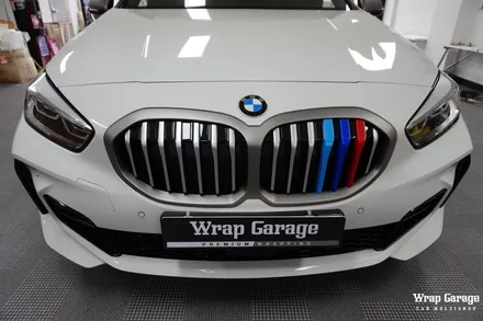 청주 랩핑 - BMW 118d 신형 그릴+사이드미러+실내 포인트랩핑으로 분위기 반전모습! / 청주시 청원구