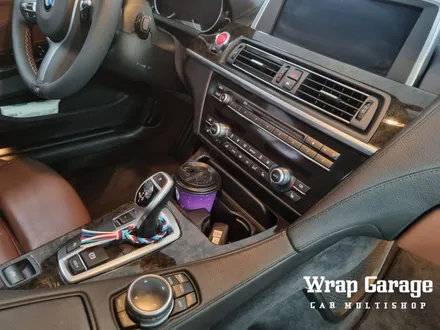 청주 BMW 640i 컨버터블 실내랩핑 우드에서 블랙카본으로~ / 청주시 청원구