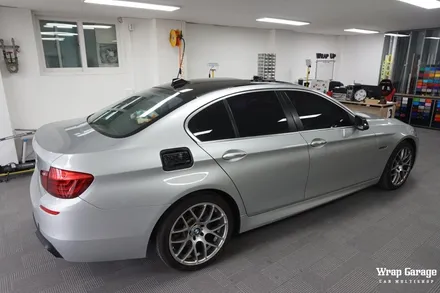 청주 전체랩핑 시공은 랩게러지 BMW5시리즈 전체랩핑해보자! / 청주시 청원구
