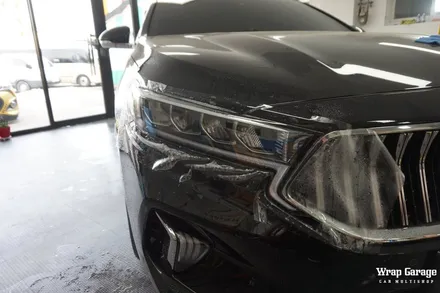 청주 PPF 시공 기아 K7 프리미어 신차 보호패키지 헤드램프+생보 시공! / 청주시 청원구