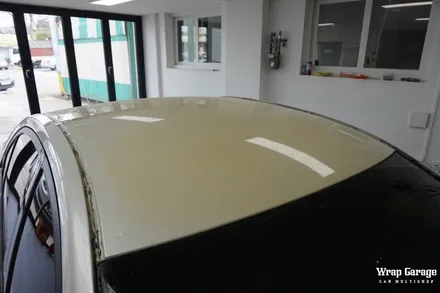 랩핑할때 중국산 저가형 필름을 사용하면 안되는 이유!!! NF쏘나타 루프스킨 제거 재시공! / 청주시 청원구