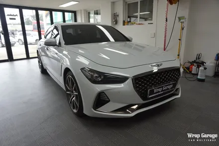 청주 루프스킨 전문점에서 제네시스 g70 루프스킨시공하기 드레스업으로 효과만점! / 청주시 청원구