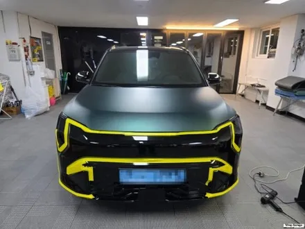 기아_EV3 GT라인 전체랩핑 전체컬러PPF 시공해보자! /내돈내산/청주랩핑/미드나잇그린/컬러PPF / 청주시 청원구
