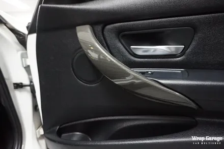 BMW 3시리즈 실내랩핑 SOTT리얼카본으로 우드를 새롭게 바꾸다! / 청주시 청원구