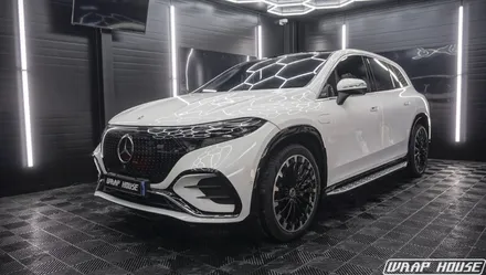 벤츠 EQS SUV LB볼케닉그레이 전체랩핑 시공[김포랩핑][랩하우스] / 김포시 양촌읍