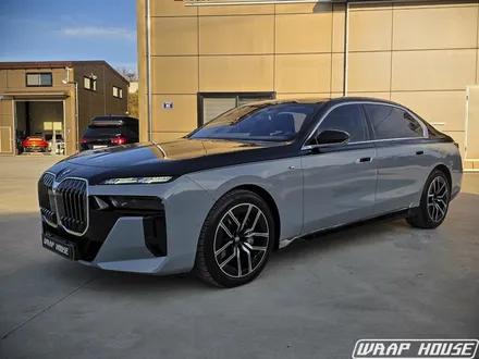 BMW 7시리즈 투톤랩핑, 고광택 유광블랙[김포랩핑][랩하우스] / 김포시 양촌읍