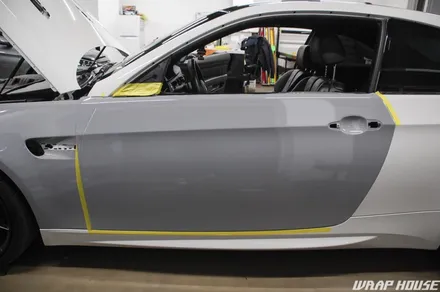 BMW E92 M3 나르도 그레이 전체랩핑 시공[김포+수입차+카스킨+시멘트+쿨그레이+3M][랩하우스] / 김포시 양촌읍