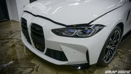 BMW M3(G80)신차 앞범퍼PPF 시공[김포PPF시공 전문점][랩하우스] / 김포시 양촌읍