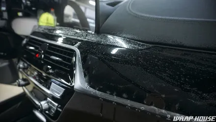 BMW 5시리즈(G30) 실내 하이그로시 PPF 시공[김포실내PPF][랩하우스] / 김포시 양촌읍