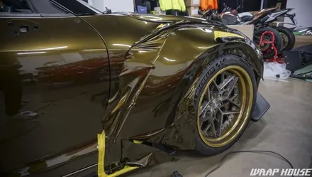 닛산 GTR R35 로켓버니 이노즈텍 미드나잇골드 전체랩핑[김포랩핑][랩하우스] / 김포시 양촌읍