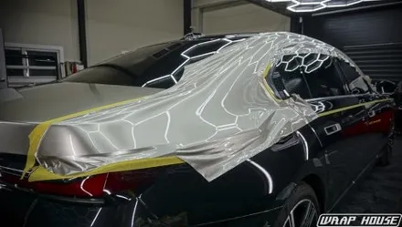 BMW I7 고광택 듀오톤랩핑과 크롬죽이기 작업![김포랩핑][랩하우스] / 김포시 양촌읍