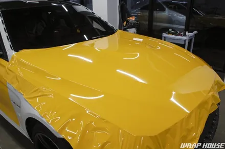 BMW F80 M3 옐로우 페인트워크 에디션 전체랩핑 시공[김포+수입차+랩핑+카스킨+PPF+생활보호+신차+패키지][랩하우스] / 김포시 양촌읍