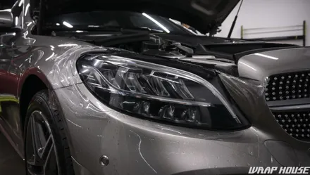 벤츠 뉴 C클래스 AMG Line 신차 본넷+생활보호패키지 PPF 시공[김포PPF시공전문업체][랩하우스] / 김포시 양촌읍