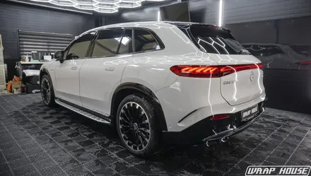 벤츠 EQS SUV LB볼케닉그레이 전체랩핑 시공[김포랩핑][랩하우스] / 김포시 양촌읍