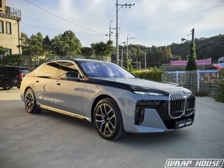 BMW 7시리즈 투톤랩핑, 고광택 유광블랙[김포랩핑][랩하우스] / 김포시 양촌읍