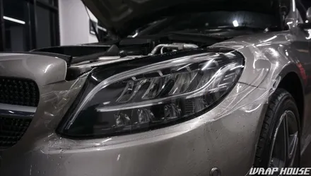 벤츠 뉴 C클래스 AMG Line 신차 본넷+생활보호패키지 PPF 시공[김포PPF시공전문업체][랩하우스] / 김포시 양촌읍