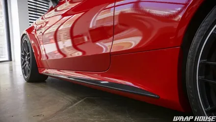 벤츠 W205 C63AMG 카브리올레 카마인레드 전체랩핑[김포랩핑][랩하우스] / 김포시 양촌읍